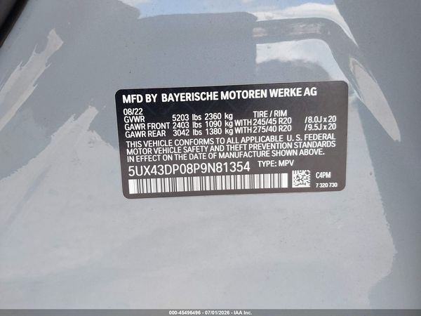 2023 BMW X3 SDRIVE30I
