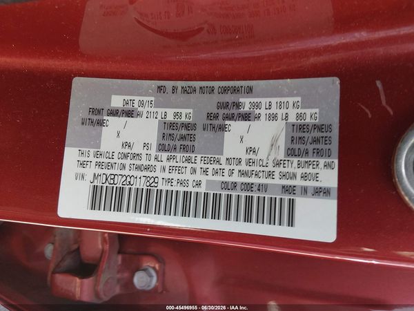 2016 MAZDA CX-3 GRAND TOURING