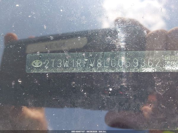 2020 TOYOTA RAV4 XLE