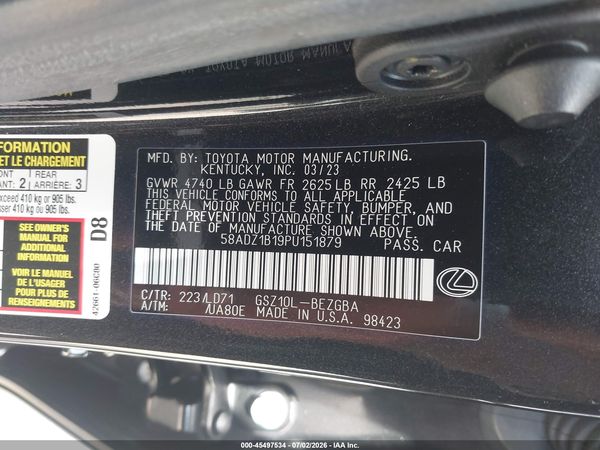 2023 LEXUS ES 350 350 Premium