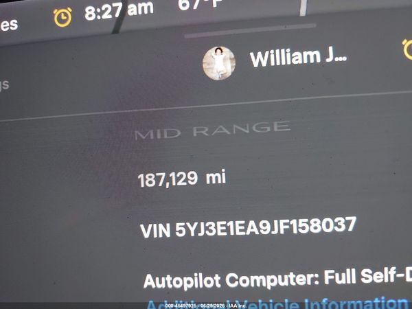 2018 TESLA MODEL 3 LONG RANGE/MID RANGE