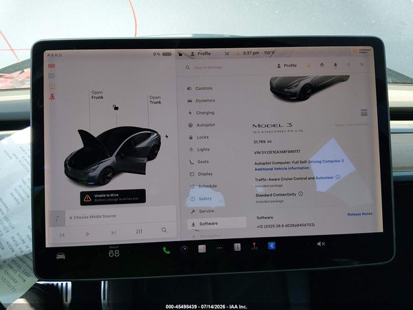 2021 TESLA MODEL 3