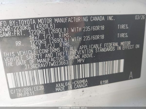 2026 TOYOTA RAV4 XLE PREMIUM