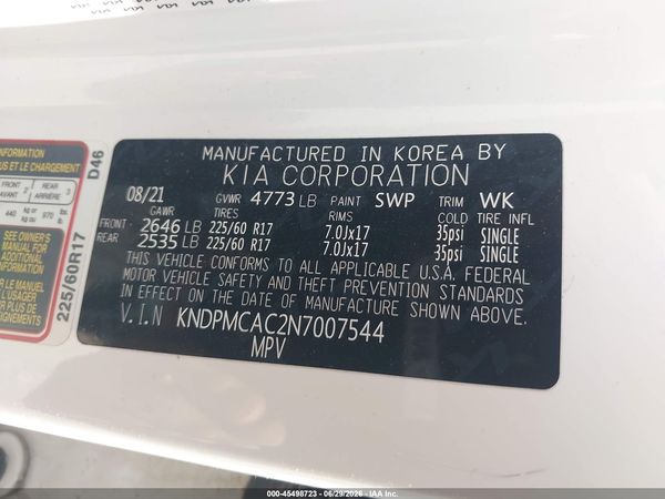 2022 KIA SPORTAGE LX