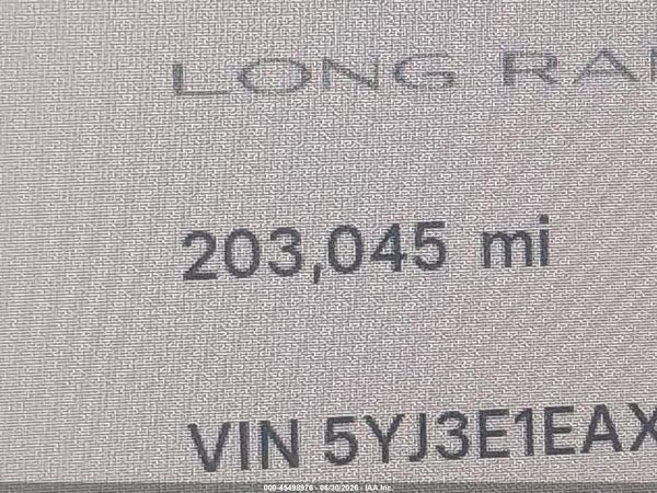 2018 TESLA MODEL 3 LONG RANGE/MID RANGE