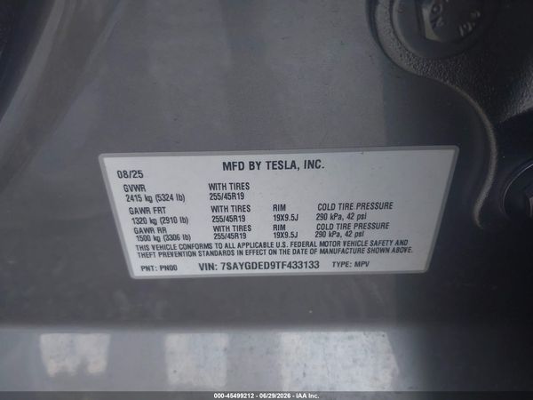 2026 TESLA MODEL Y