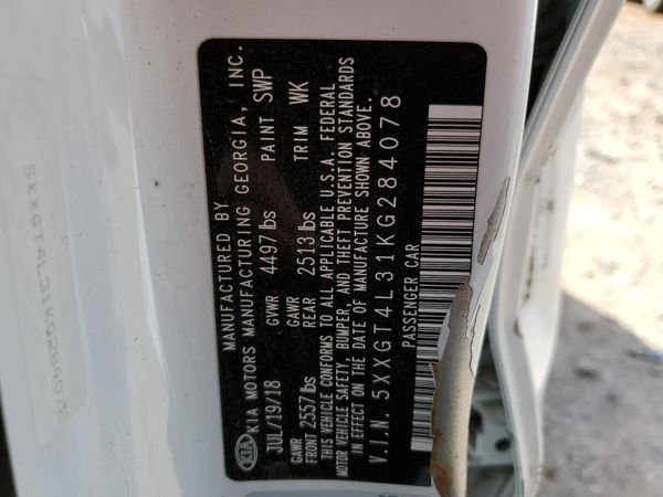 2019 KIA OPTIMA