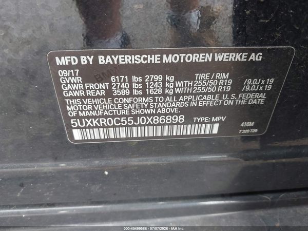 2018 BMW X5 XDRIVE35I