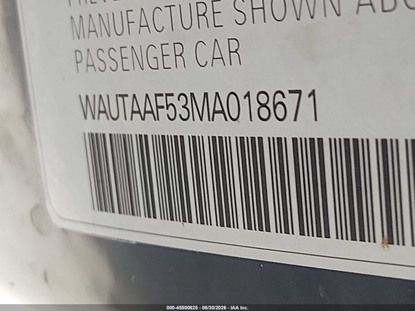 2021 AUDI A5