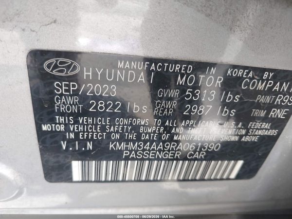 2024 HYUNDAI IONIQ 6 SEL