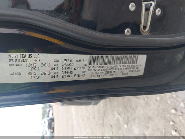 2018 JEEP COMPASS LATITUDE 4X4