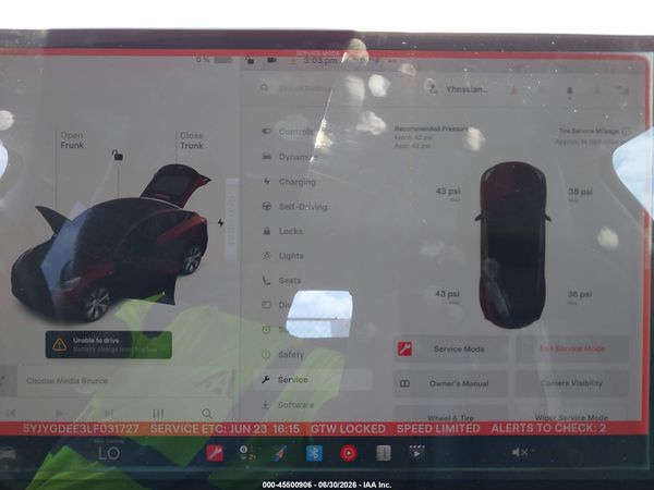 2020 TESLA MODEL Y