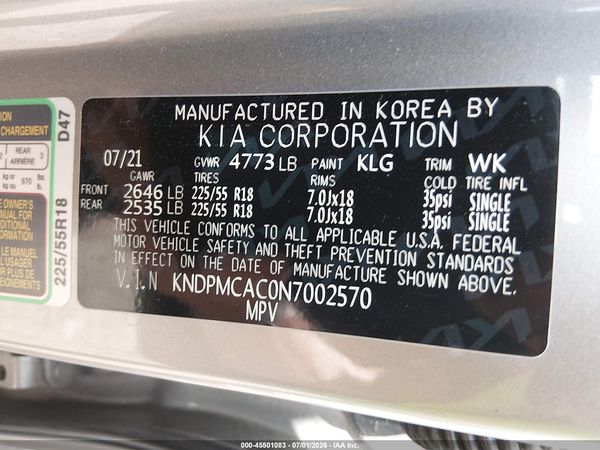 2022 KIA SPORTAGE LX