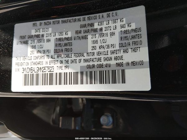 2021 MAZDA CX-30 2.5 S