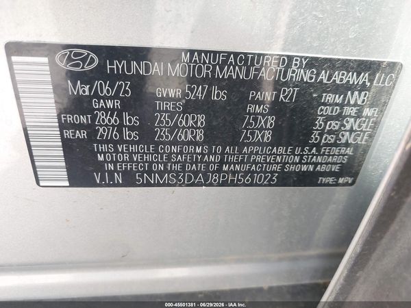2023 HYUNDAI SANTA FE SEL