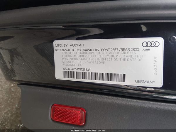 2019 AUDI A6 45 PREMIUM