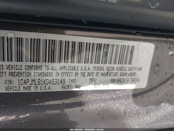 2019 JEEP CHEROKEE LATITUDE PLUS 4X4