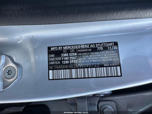 2021 MERCEDES-BENZ GLB 250 4MATIC