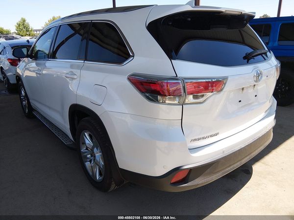 2016 TOYOTA HIGHLANDER LIMITED V6