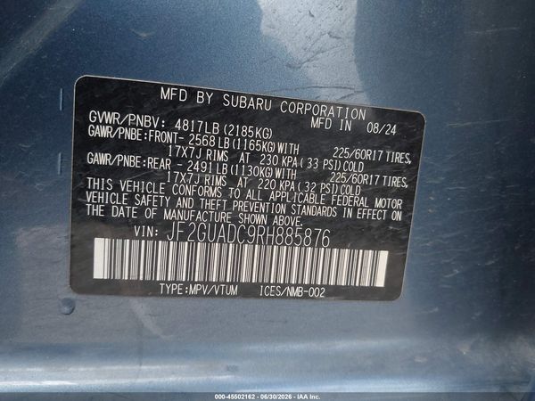 2024 SUBARU CROSSTREK PREMIUM