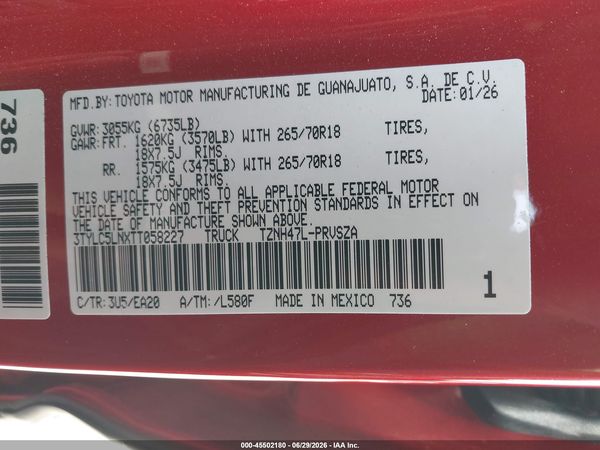2026 TOYOTA TACOMA HYBRID TRD OFF ROAD