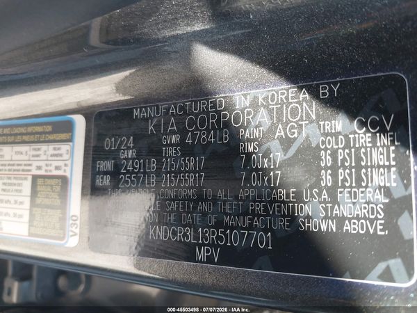 2024 KIA NIRO EV WIND