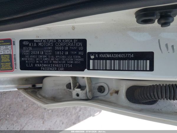 2017 KIA RIO LX