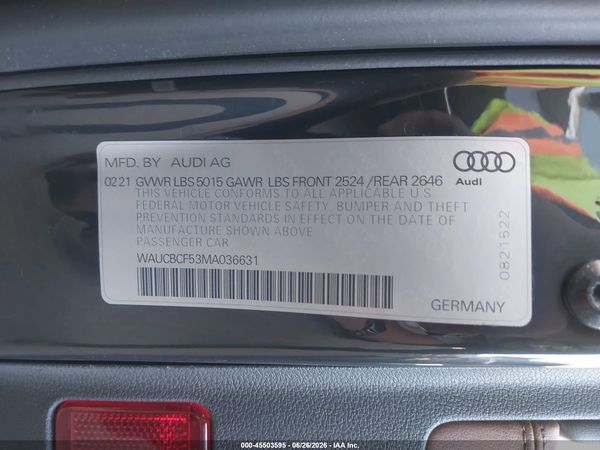 2021 AUDI A5 SPORTBACK