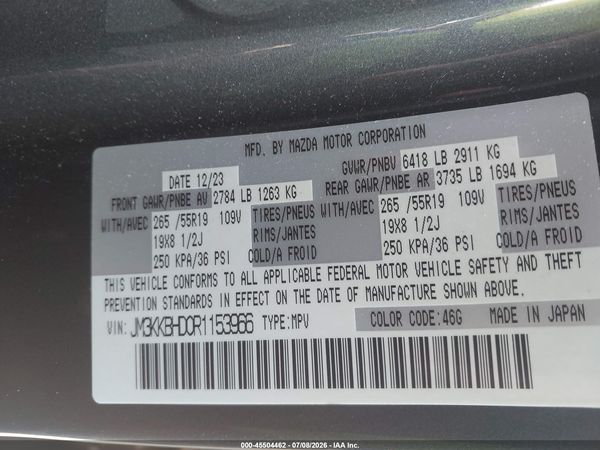 2024 MAZDA CX-90 3.3 TURBO PREFERRED