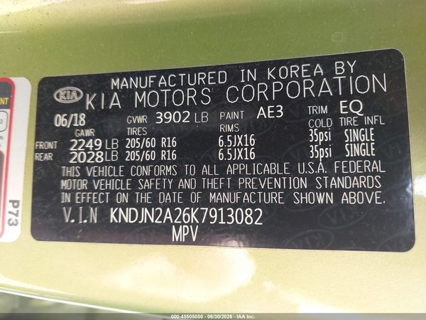 2019 KIA SOUL Base