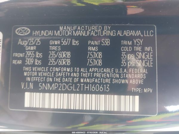 2026 HYUNDAI SANTA FE SEL