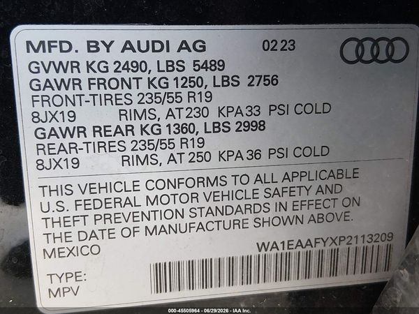 2023 AUDI Q5