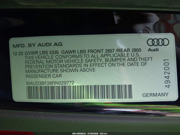 2024 AUDI A6