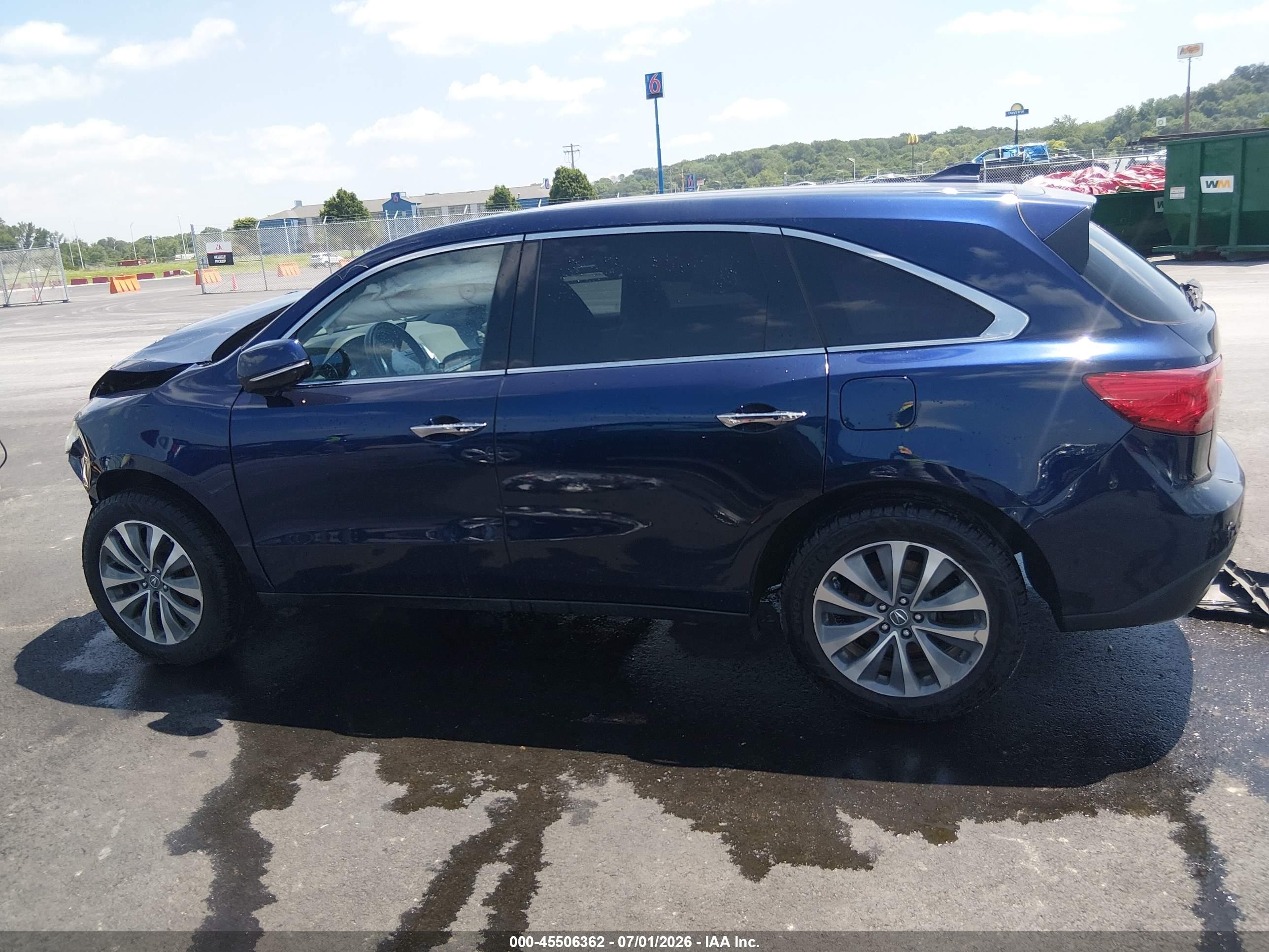 2016 ACURA MDX Tech Ent