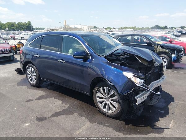 2016 ACURA MDX Tech Ent