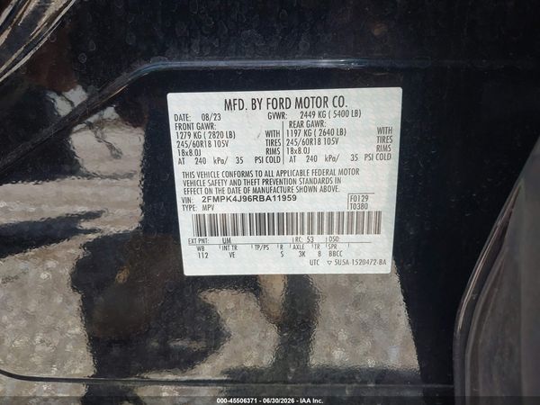 2024 FORD EDGE SEL — I9