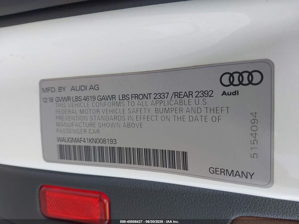 2019 AUDI A4