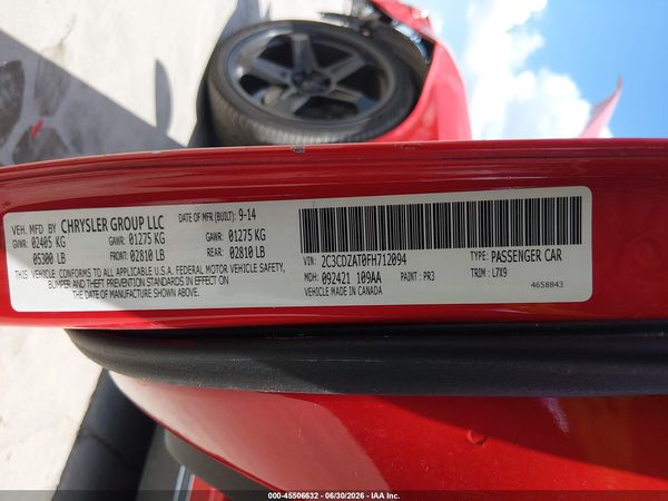 2015 DODGE CHALLENGER R/T