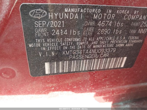 2022 GENESIS G70 2.0T RWD