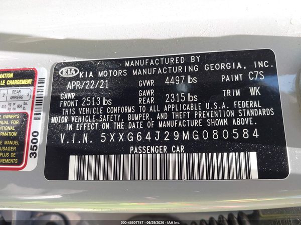 2021 KIA K5 GT-LINE