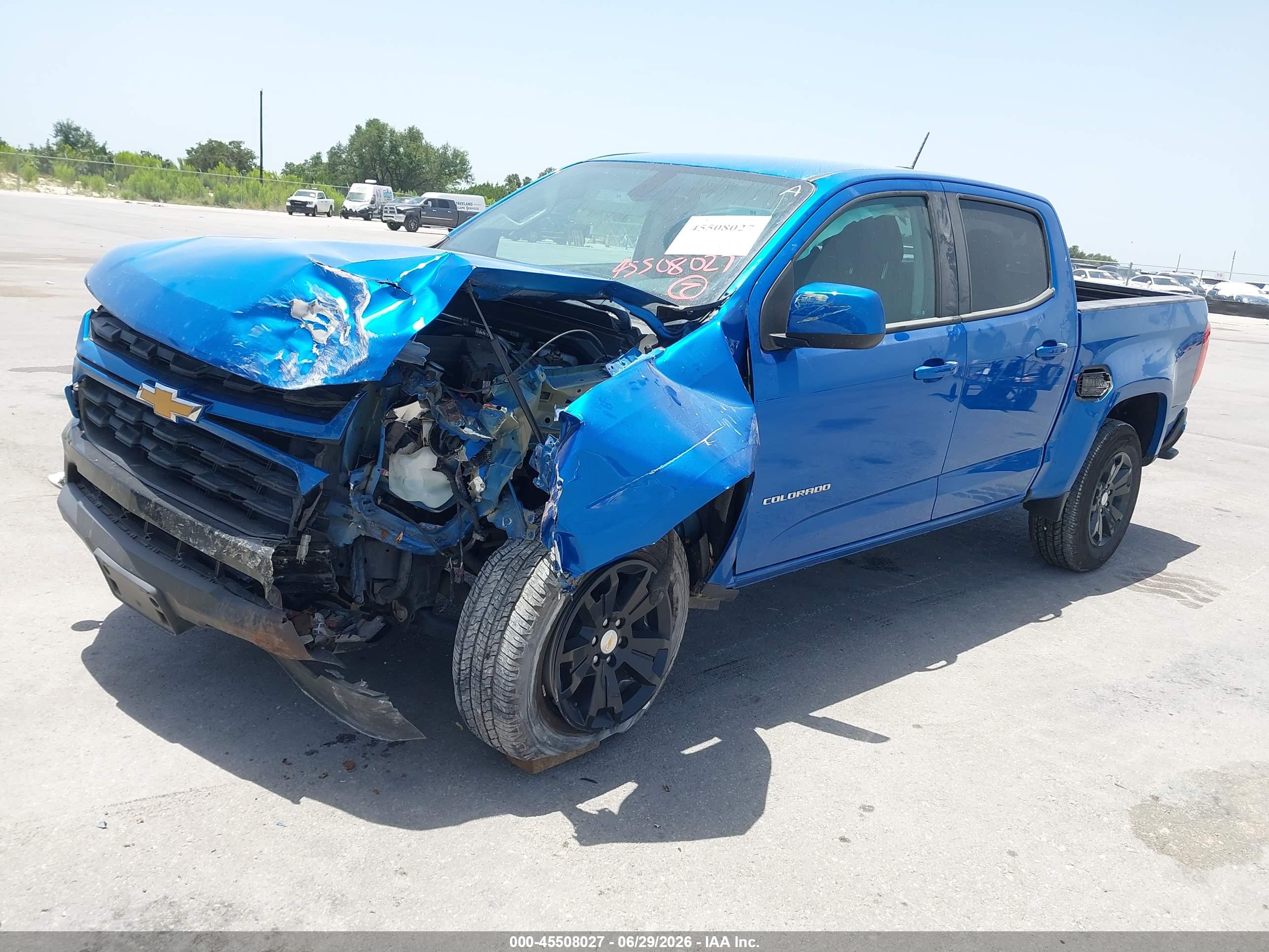 2021 CHEVROLET COLORADO 2WD  SHORT BOX LT — I2