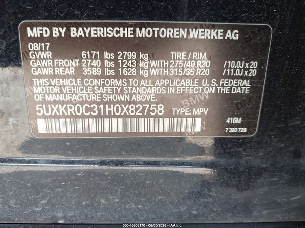 2017 BMW X5 XDRIVE35I