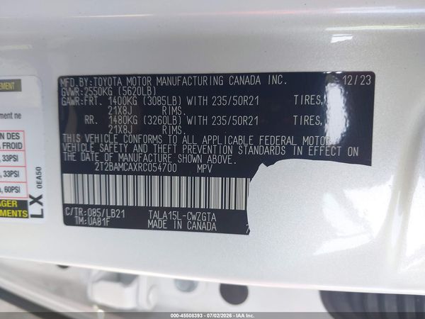 2024 LEXUS RX 350 PREMIUM PLUS