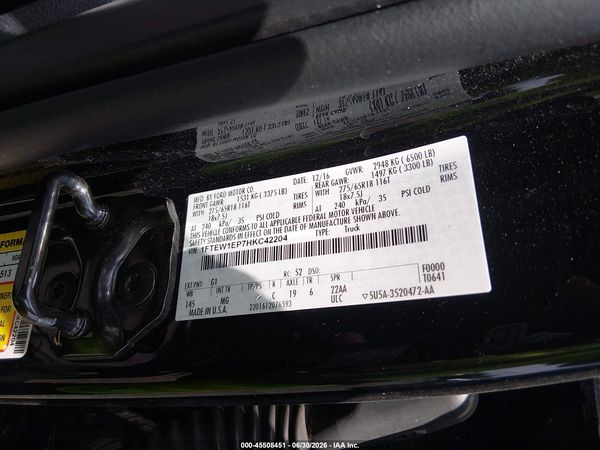 2017 FORD F-150 LARIAT/XL/XLT