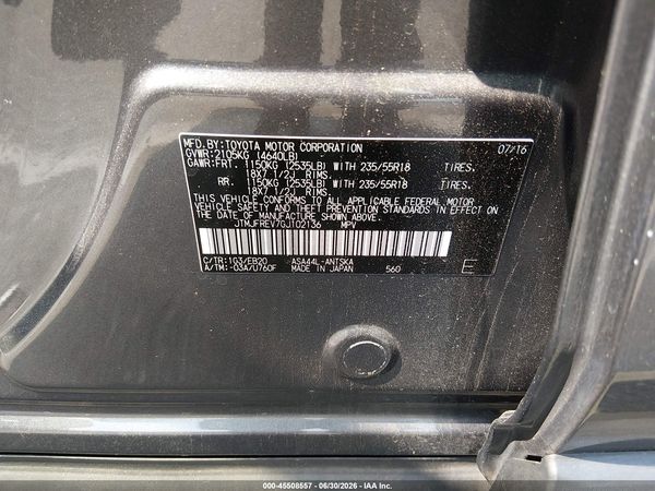 2016 TOYOTA RAV4 SE