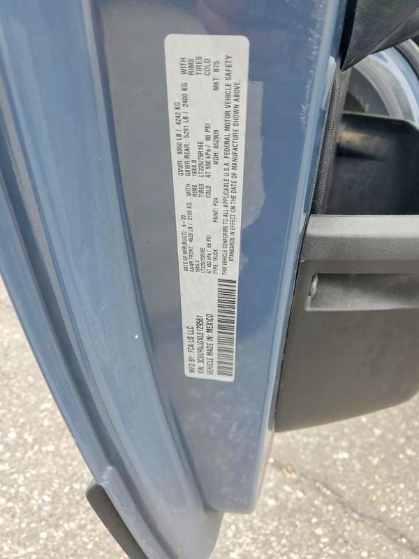 2020 RAM PROMASTER 3500 VF