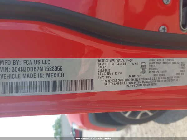 2021 JEEP COMPASS TRAILHAWK 4X4