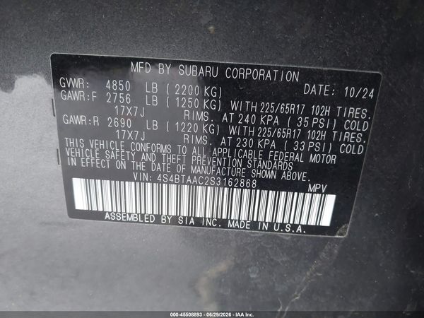 2025 SUBARU OUTBACK Base