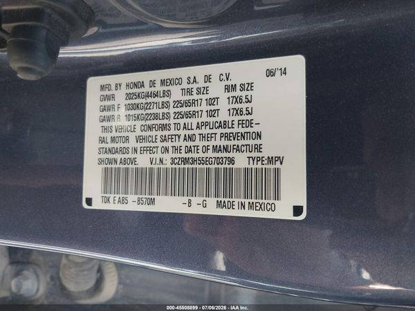 2014 HONDA CR-V EX