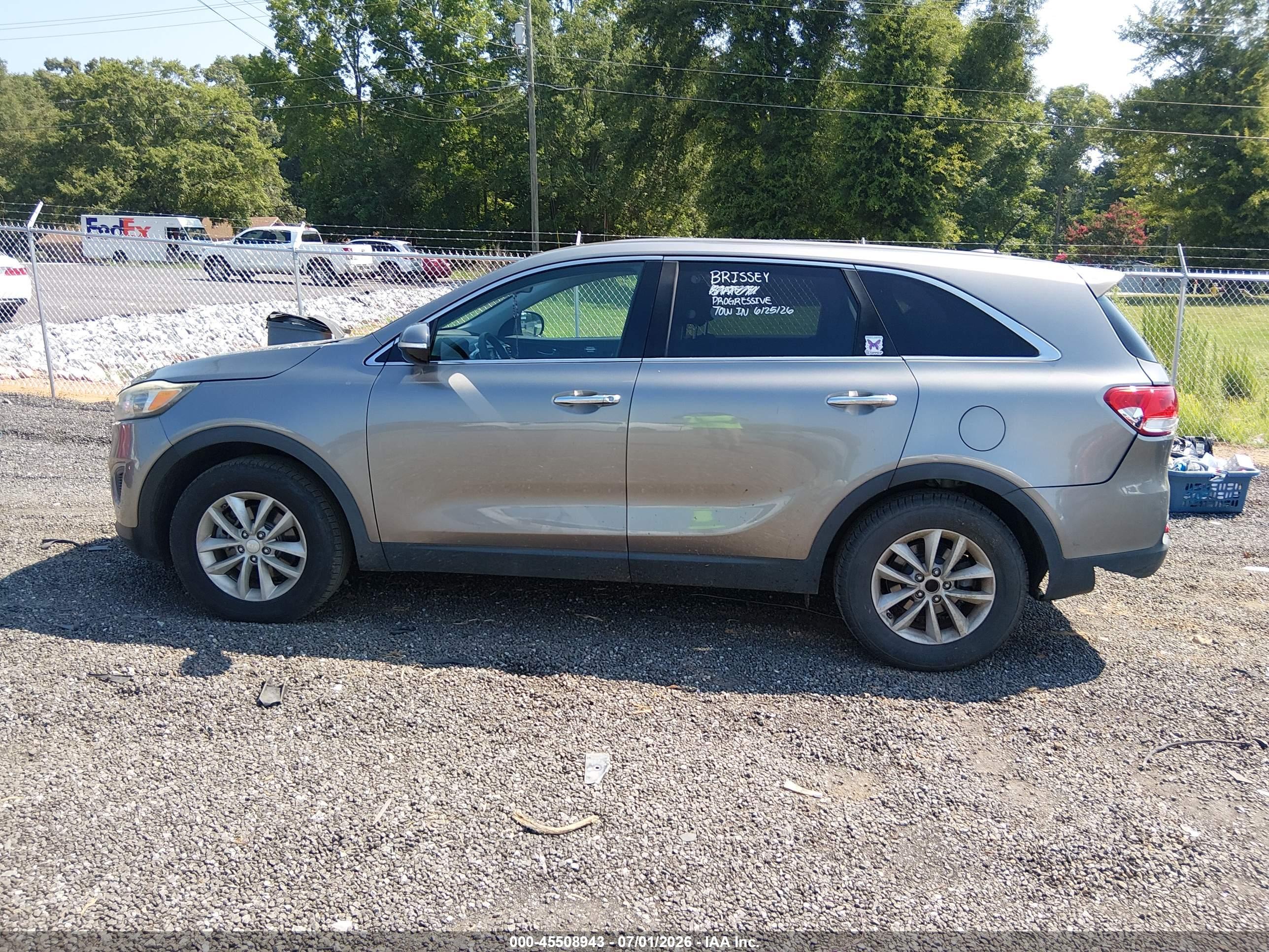 2016 KIA SORENTO 2.4L L